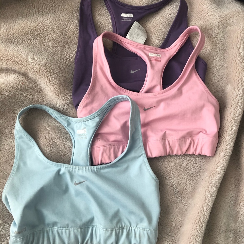 3 Nike Dri-fit Sports bras
